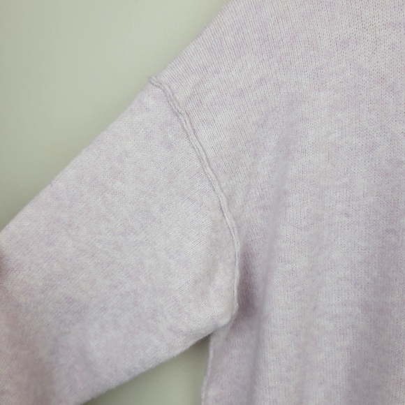 Aerie Unreal Sweater in Lavender Dawn Size S Oversized Drop-Shoulder Cozy Comfy - Picture 6 of 10